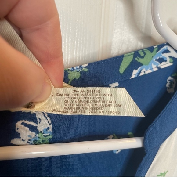 Matilda Jane Day Trippin Blue Floral Tunic Peasant Boho Mini Dress Size M - Picture 12 of 12